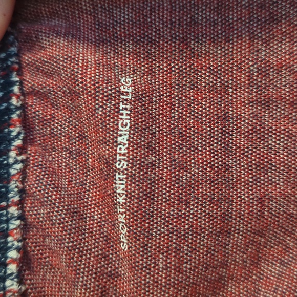 Lands End Sport Knit Straight Leg Hounds tooth print pants - Picture 4 of 5